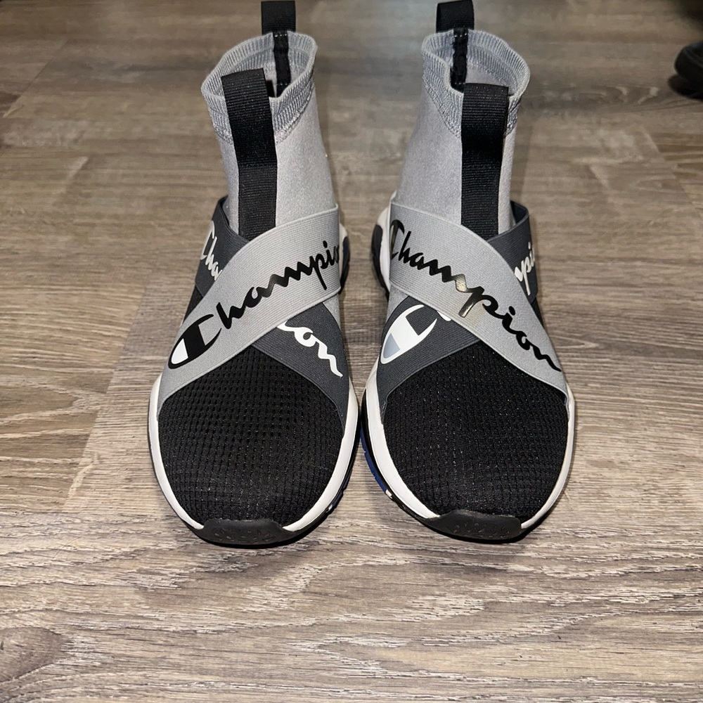Champion Black and Gray Athletic Slip-Ons